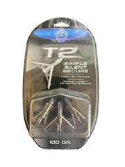 G5 Archery T2 2 Blade 100 Grain Expandable Broadhead 3 Pack FREE SHIPPING!
