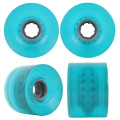 Blank Longboard Wheels 65mm x 45mm Aqua USA Offset 78A