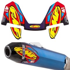 FMF Sticker 4T Motorcycle Exhaust Muffler Pipe Decals Waterproof Universal -uk