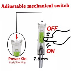 6PCS LED Lighted Nocks for Crossbow With .300/7.62mm Inside Diameter Nocks Arrow