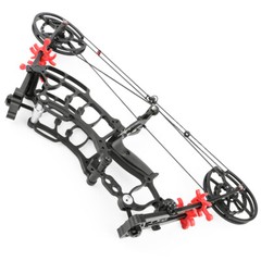 Archery Compound Bow Short Axis 40-65lbs Steel Ball BowFishing Bow Shoot Hunting