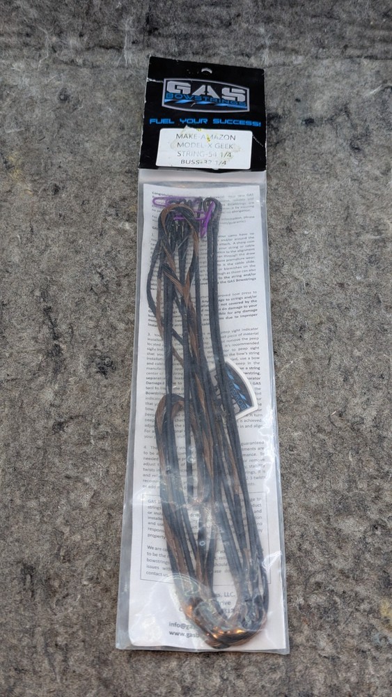 🔥New/Sealed🔥 Gas Bowstring Amazon X Geek String 54 1/4 Bus 32 1/4
