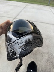 Sicario INFAMOUS Paintball Mask Full Face Goggles Black Gray Green