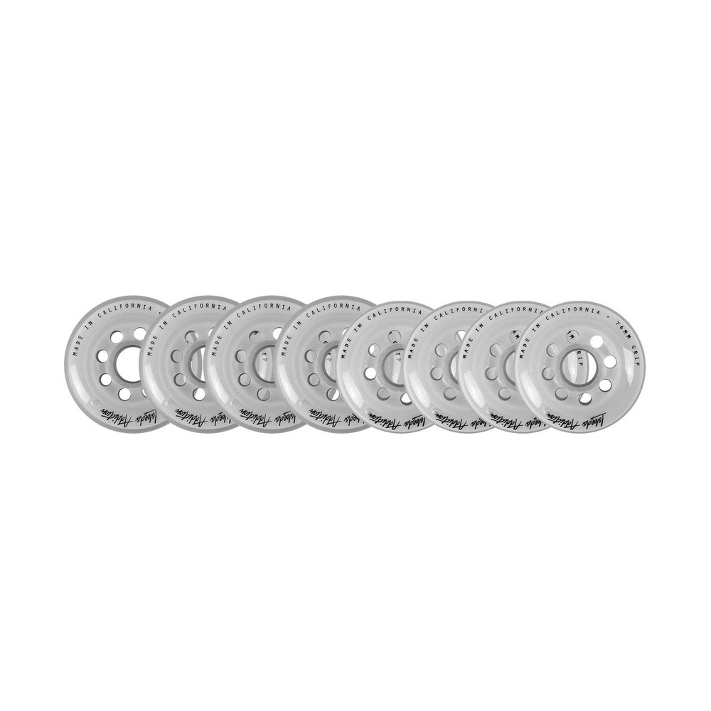 Labeda Wheels 80mm /76mm Hilo Set Addiction White Inline Indoor Roller Hockey