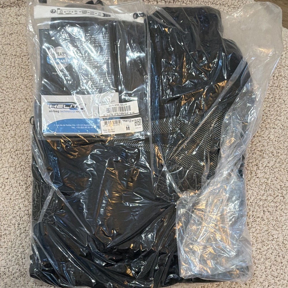 Helite Zip-In 2-Airbag Vest Adult Medium Brand New with Tags