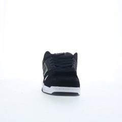 DC Stag 320188-BCM Mens Black Nubuck Lace Up Skate Inspired Sneakers Shoes