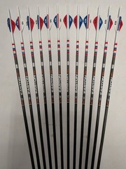 USA! Easton 6.5 Hunter Classic 300 Carbon Arrows Custom Dip/Crest & Blazer Vanes
