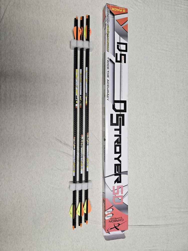 Carbon Express D-Stroyer SD Carbon Arrows 350 Spine 31in Vanes
