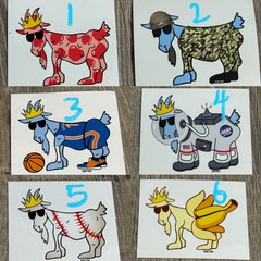 GOAT USA Stickers/ Decals- PICK YOUR STICKERS! CHECK OUT THE LOT! BUY AND SAVE!