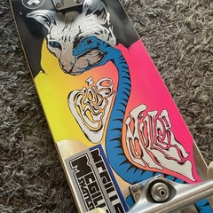 Welcome Chris Miller Complete Skateboard Titanium Indy 159 Bones Swiss Ceramics
