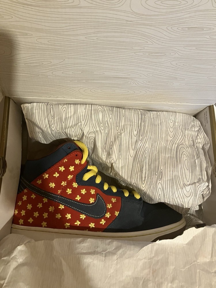 Nike SB Dunk High Shoes Quagmire Skateboarding Men’s US 9