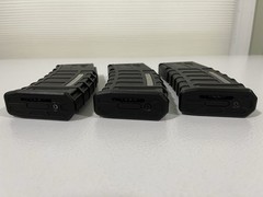 6x M4 / M16 300 Round Hi Cap Airsoft Magazine ACR Type – Black / Tan For Parts