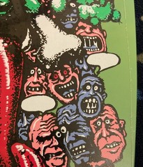 New In Shrink Brand X Riot Stick Skateboard Deck Pea Olive Green Reissue 80’s