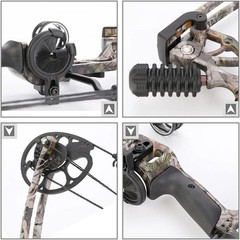 Lightweight Camouflage Right Handed Compound Bow – 320fps & Complete Accessories