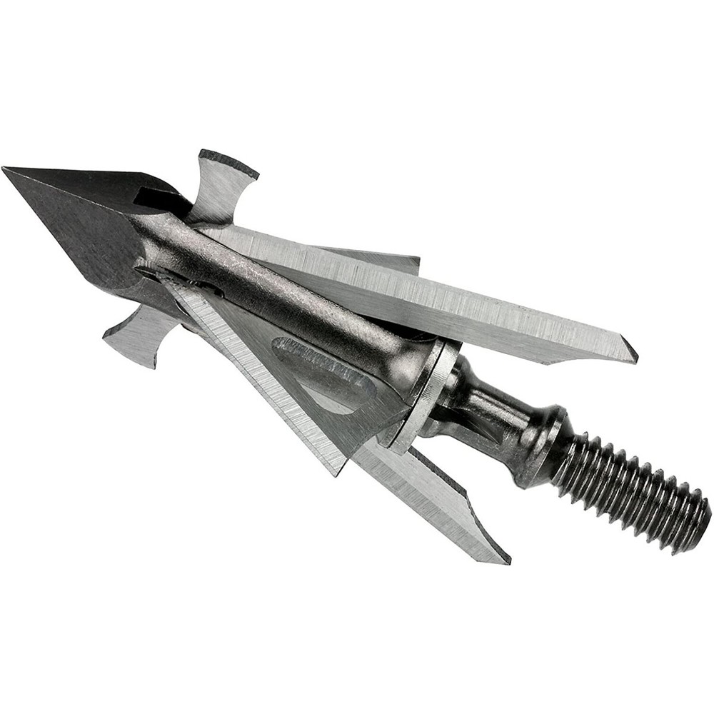 Muzzy Trocar HBX Hybrid 4-Blade Broadhead 3-Pack – 100 Grain