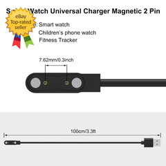 2 Pack for Raycon Bone Conduction Headphones Charger Magnetic USB Charging Cable
