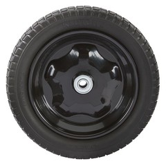 Klutch Flat-Free Universal Tire Assembly, 12/3.60-6, Turf Tread