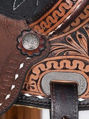 ZI COMFYTACK Western Horse Barrel Racing Trail Pleasure American Leather Saddle