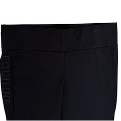 Equiline Italia Knee Grip Equestrian Riding Breeches Womens Black Leggings