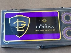 FKD Gold Bearings Greg Lutzka Professional Grade ABEC-7 Fast New Old Stock