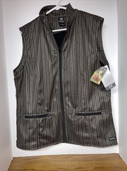 Kerrits Ladies Softshell Striped Vest Equestrian Riding Vest