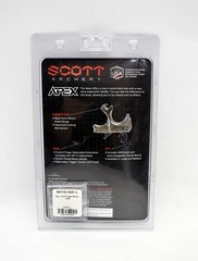 Scott Archery Apex (8010-SR-L) Thumb Trigger Release – Large – Silver – New!