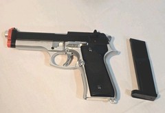 Lot of 2 Nice Pistols 6mm Taurus, Unmarked Air Soft Working Order