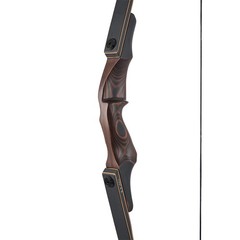 30-60LBS Archery 60″ Takedown Recurve Bow Wooden Riser RH for Hunting Target