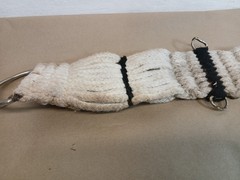 Vintage Pony Saddle Cinch 24” Cotton Rope Western Girth Ring Ends