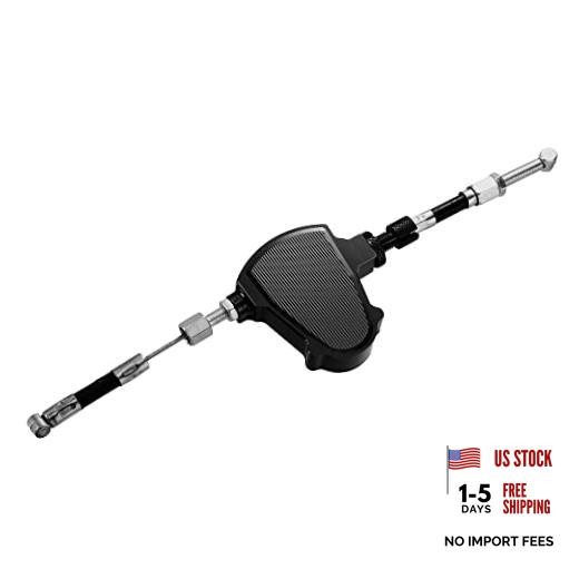 Universal CNC Aluminum Alloy Motorcycles Easy Stunt Pull Clutch Cable Black
