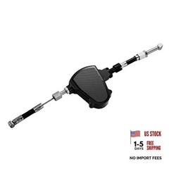 Universal CNC Aluminum Alloy Motorcycles Easy Stunt Pull Clutch Cable Black