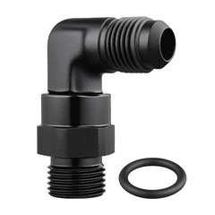 6AN Flare to 5/8 * 18 ORB Male Swivel Adapter 5/8*18 ORB to 6AN 90 Degree