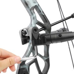 Archery Double Single Side V-Bar Aluminum Adjustable Balance Bar Target Hunting