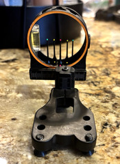 Assortment of Cobra 3 & 5 Pin Bow Sights and a Trophy Ridge Arrow Rest