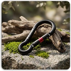 3inch 7kN-1575lbs Spring Snap Carabiners, Heavy Duty AL7075 Material-Lightweight