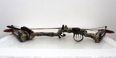 Barnett Vortex Hunter Beginner Compound Bow – Camo / Red – RH (28″ Ax-Ax) 2011