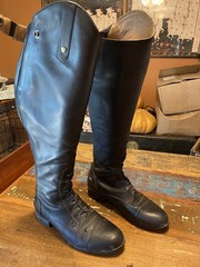 Ariat Heritage Contour II Field Zip Tall Riding Boots Black Leather 9.5