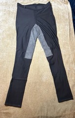 NEW! CUSTOM MADE WOMENS XL TALL ENGLISH SADDLE RIDING BREECHES HIGH WAIST GRAY
