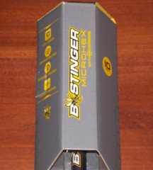 Bee Stinger MicroHex 10″ Stabilizer in Matte Black w/Red – B Stinger