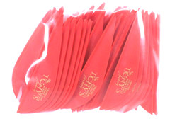 2.5″ Vanes Tonys All New Supper Wave Archery Vanes Red 50PK TNYSWV3343C