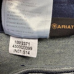 Ariat Women’s Denim Breech Size 28L Knee Patch Rider Pants Indigo Embroidered