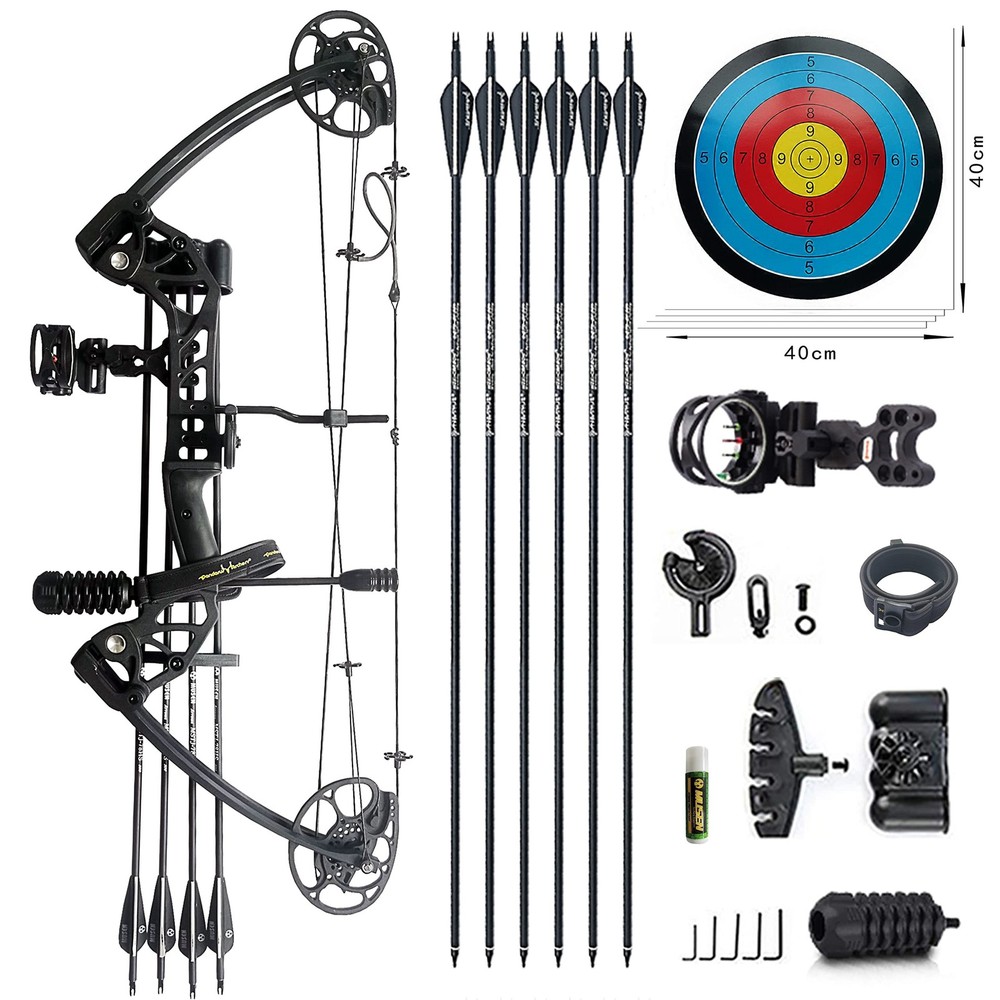 Compound Bow Draw Weight 0-70 Lbs for Pull Beginner and Intermediate Archer F…
