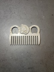 Vintage Horse Mane & Tail Metal/ Aluminum Alloy Horse Hair Comb made in Japan