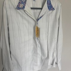 NWT Devon Aire «Show Cool» Equestrian Shirt – Size 38 – Paisley Collar