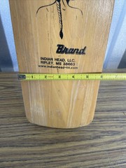 Vintage NAVAJO BRAND Wood Canoe Paddles Set Of 2, Adult Size 53” Long