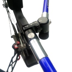 Archery Single Side V Bar Adjustable Quick Disconnect Mount Bow Rod Stabilizer