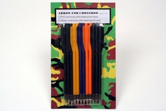 EMIYA 36 Pack Pistol Crossbow Arrows for 50-80 Lb | Durable Plastic & Metal Tips