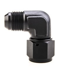 Female to Male Flare 90 Degree Swivel Hose Fitting Adapter Aluminium 8AN Normal