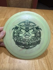 Big Jerm 2017 Tour Series –Innova Thunderbird–175g Light Green/Pink Swirl USED