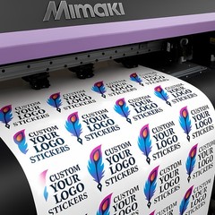 Custom Logo Vinyl Stickers: Die Cut, Personalized Waterproof Decals